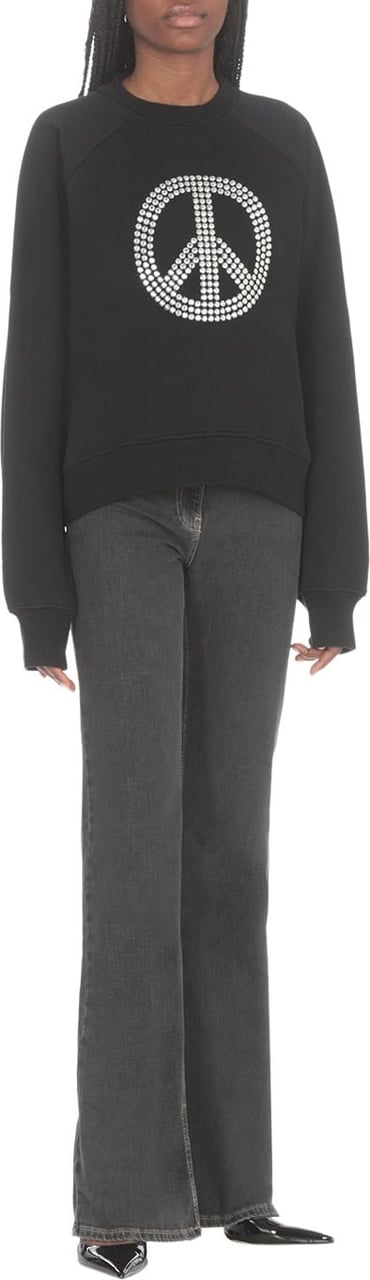 Moschino Jeans Sweaters Black Zwart