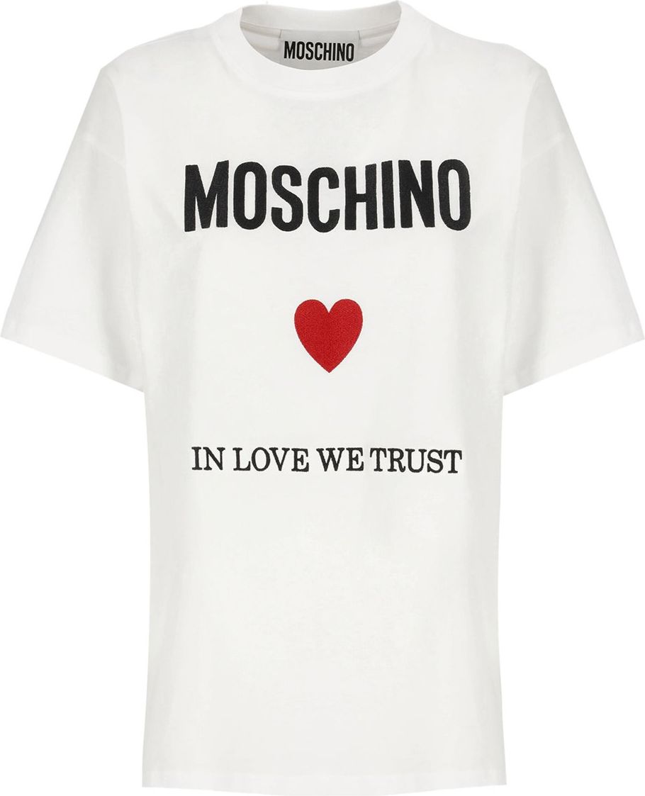 Moschino T-shirts And Polos White Neutraal