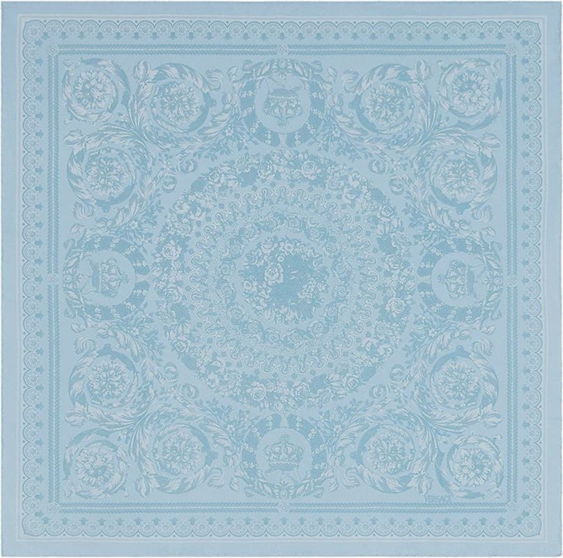 Versace Printed Foulard Blauw