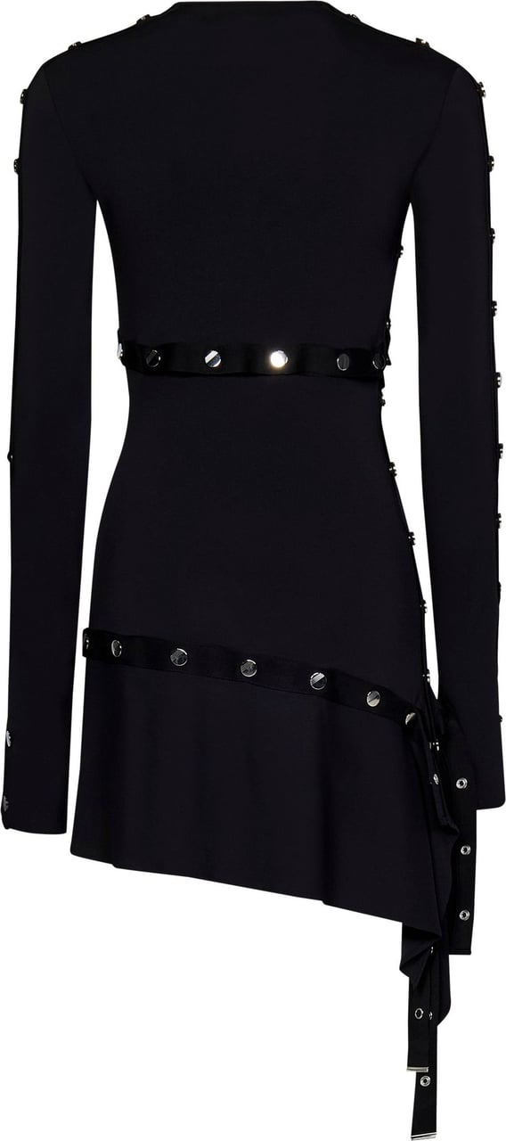 The Attico mini dress black Zwart