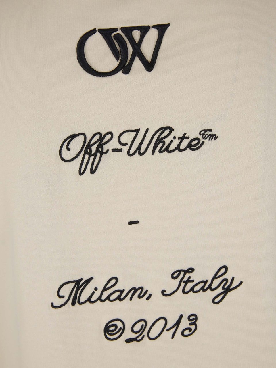 OFF-WHITE Heren Abloh 23 Logo T-Shirt Beige Beige