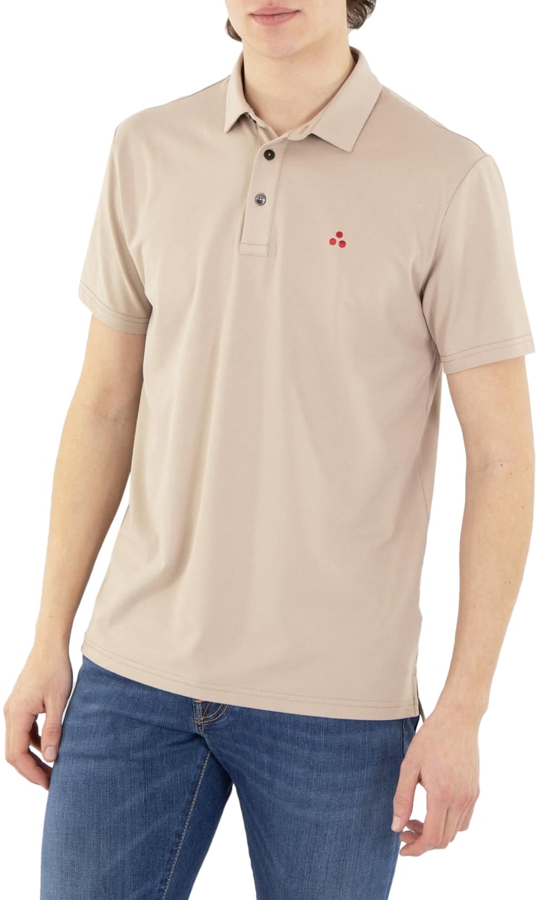 Peuterey Heren Mezzola 01 Polo Beige Beige