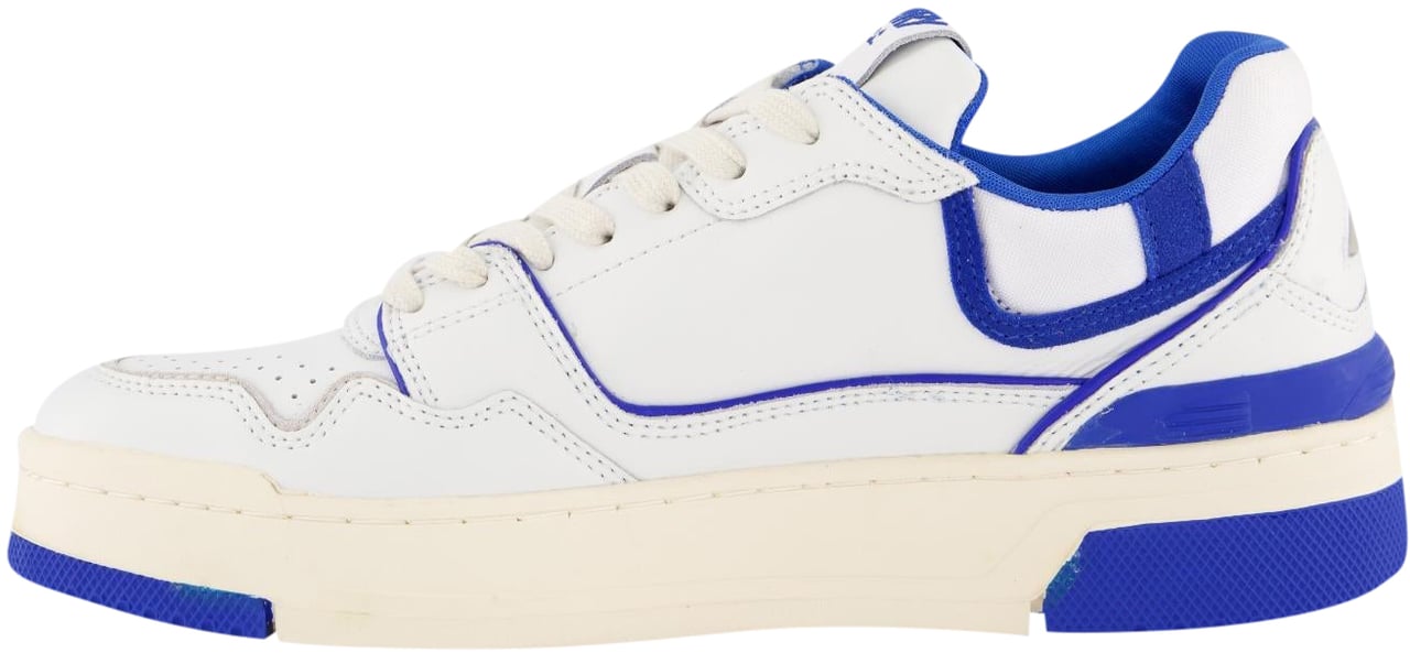 Autry Heren CLC Low Sneaker Wit/Blauw Wit