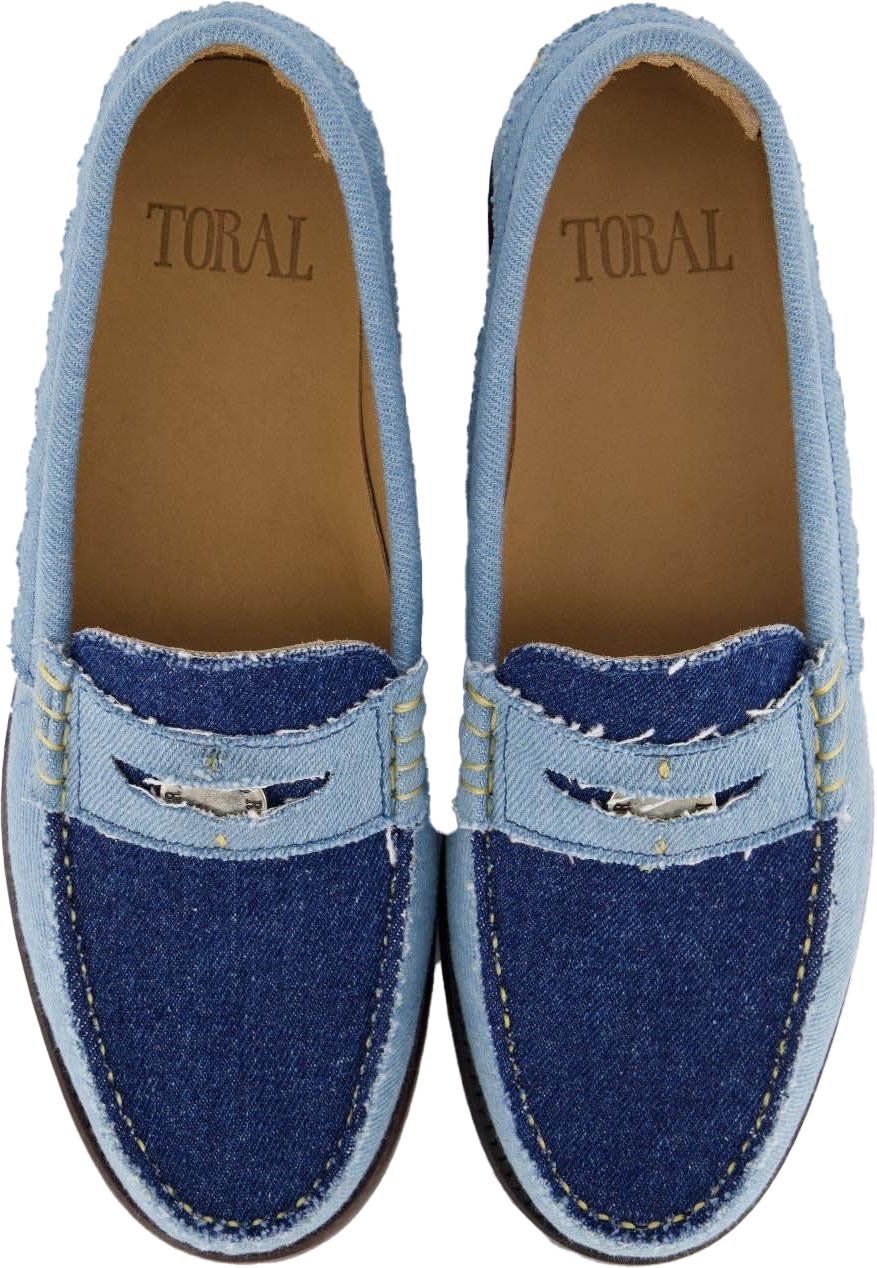 Toral Dames Coin Loafer Blauw/Jeans Blauw