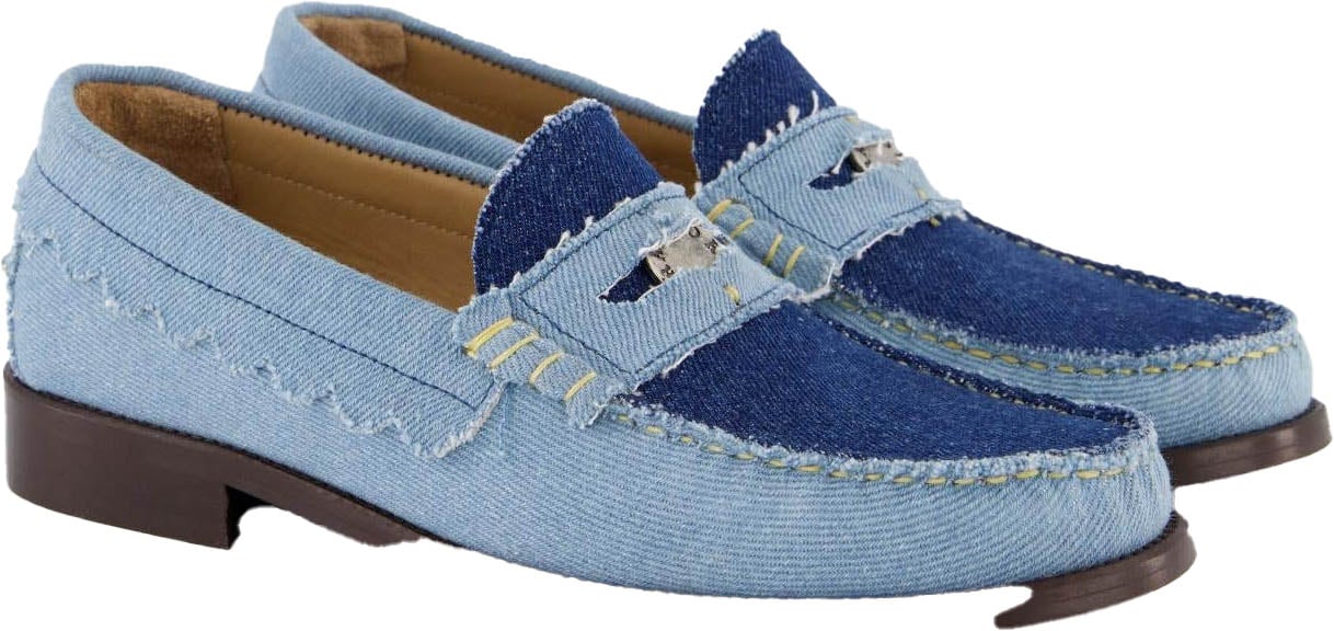 Toral Dames Coin Loafer Blauw/Jeans Blauw