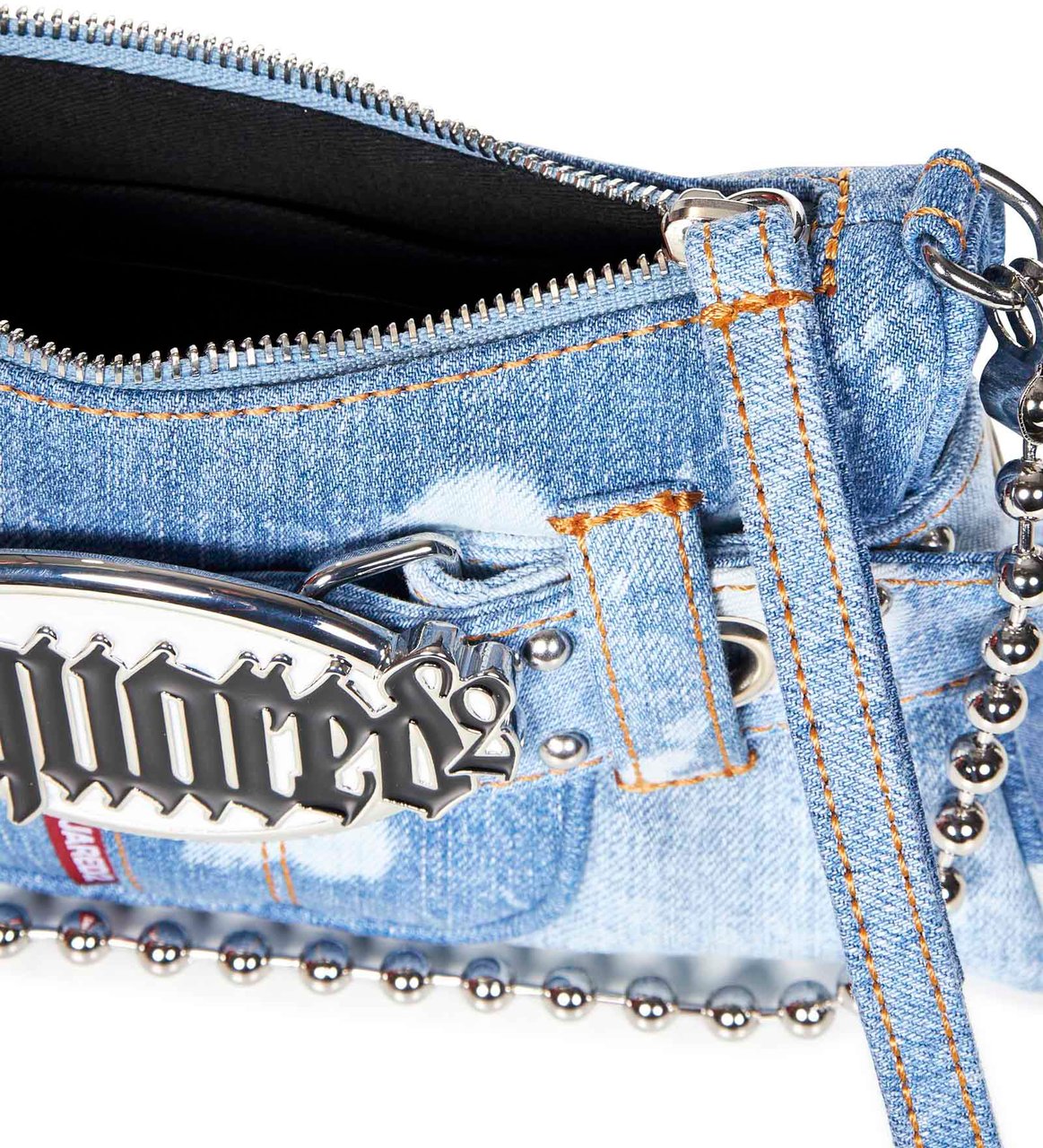 Dsquared2 Gothic Denim Bag Blue Blauw