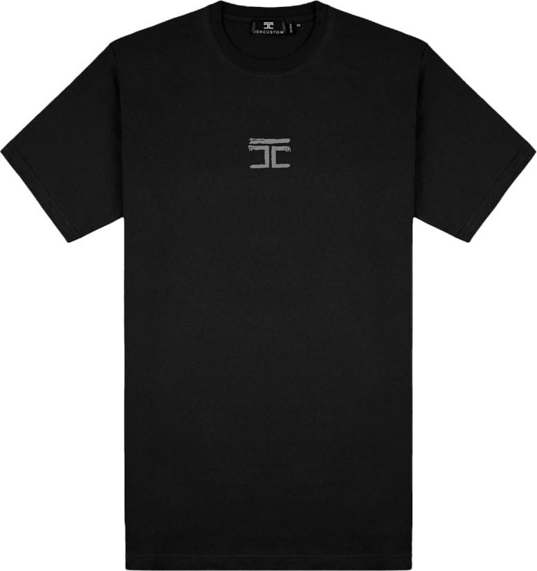 JORCUSTOM Artist Slim Fit T-Shirt Black Zwart