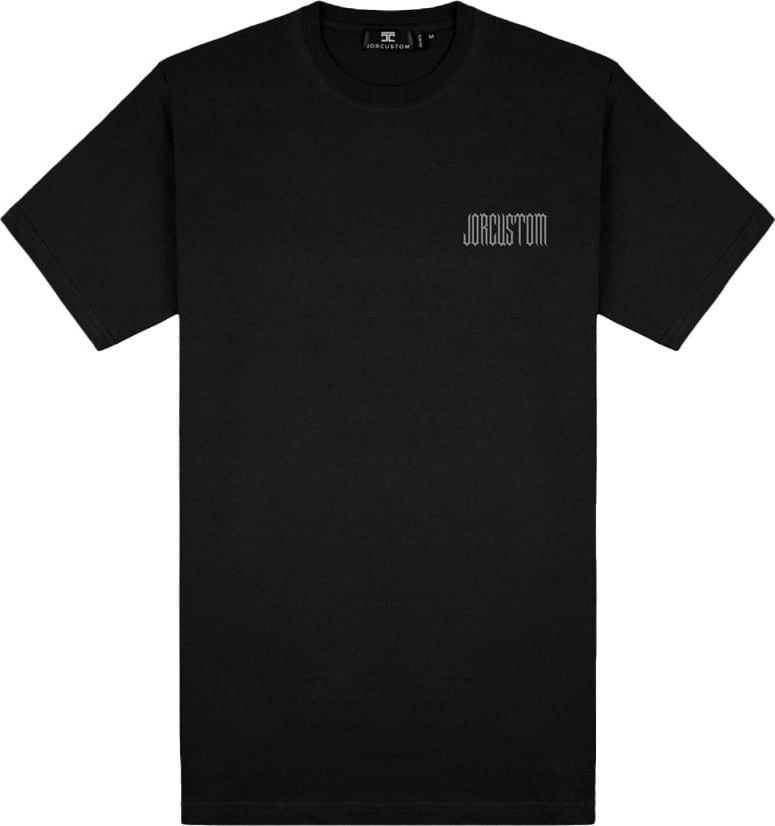 JORCUSTOM Excellence Slim Fit T-Shirt Black Zwart