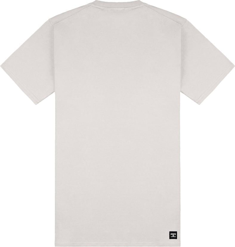 JORCUSTOM Icon Slim Fit T-Shirt LightGrey Grijs