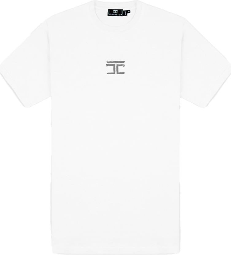 JORCUSTOM Artist Slim Fit T-Shirt White Wit