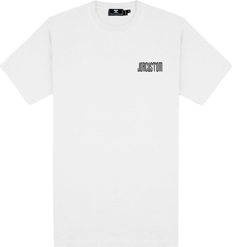 JORCUSTOM Excellence Slim Fit T-Shirt White Wit