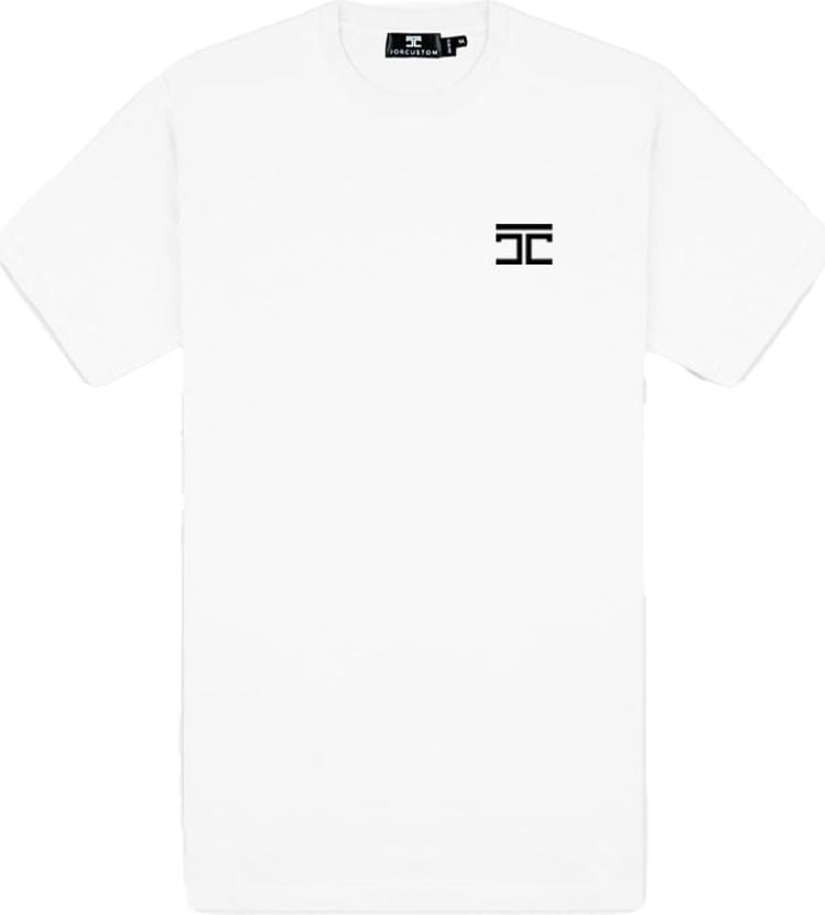 JORCUSTOM Icon Slim Fit T-Shirt White Wit