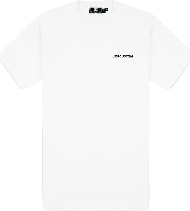 JORCUSTOM Trademark Slim Fit T-Shirt White Wit