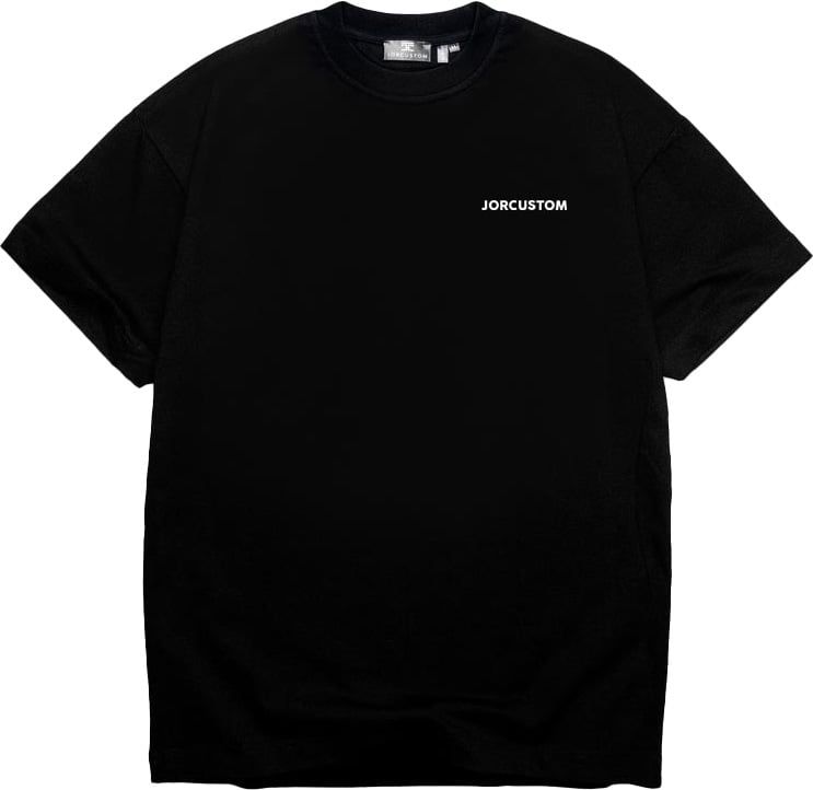 JORCUSTOM Trademark Loose Fit T-Shirt Black Zwart