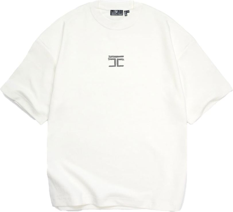 JORCUSTOM Artist Oversized T-Shirt White Zwart