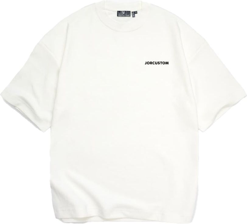 JORCUSTOM Trademark Oversized T-Shirt White Wit