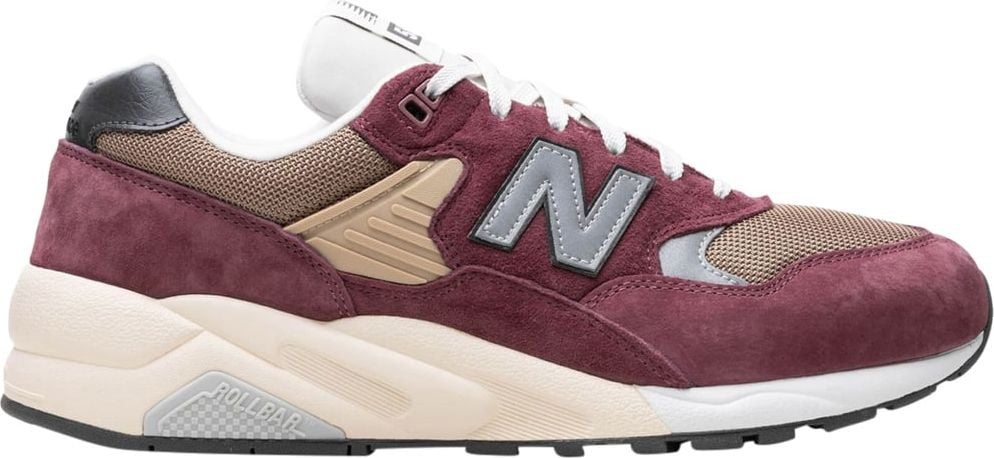 New Balance 580 Washed Burgundy Sneakers Rood