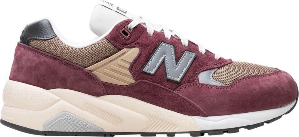 New Balance 580 Washed Burgundy Sneakers Rood