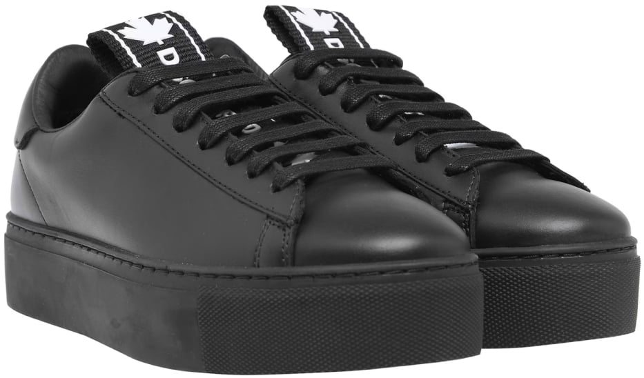 Dsquared2 Evolution Tape Logo Sneakers Zwart