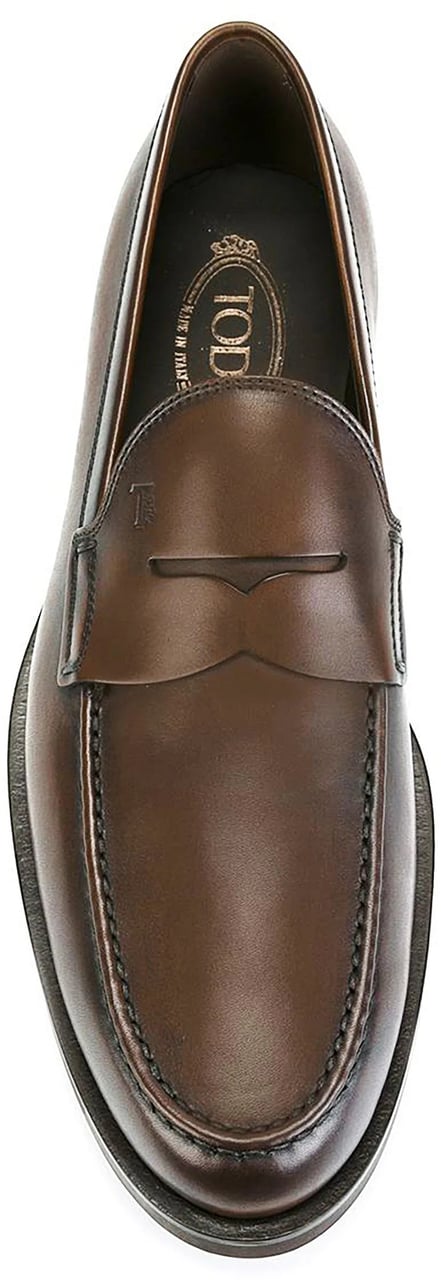 Tod's Tod's Leather Loafers Bruin
