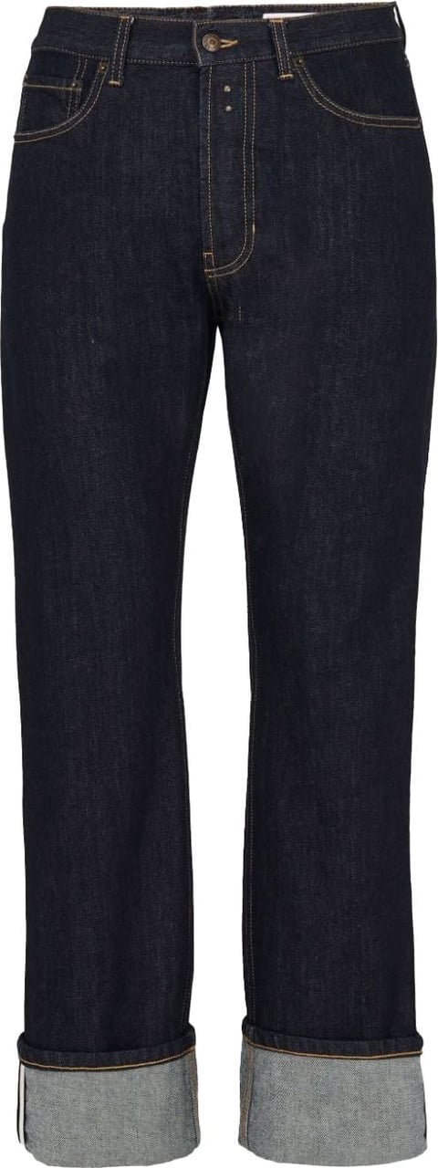 Alexander McQueen straight-leg cotton jeans Blauw