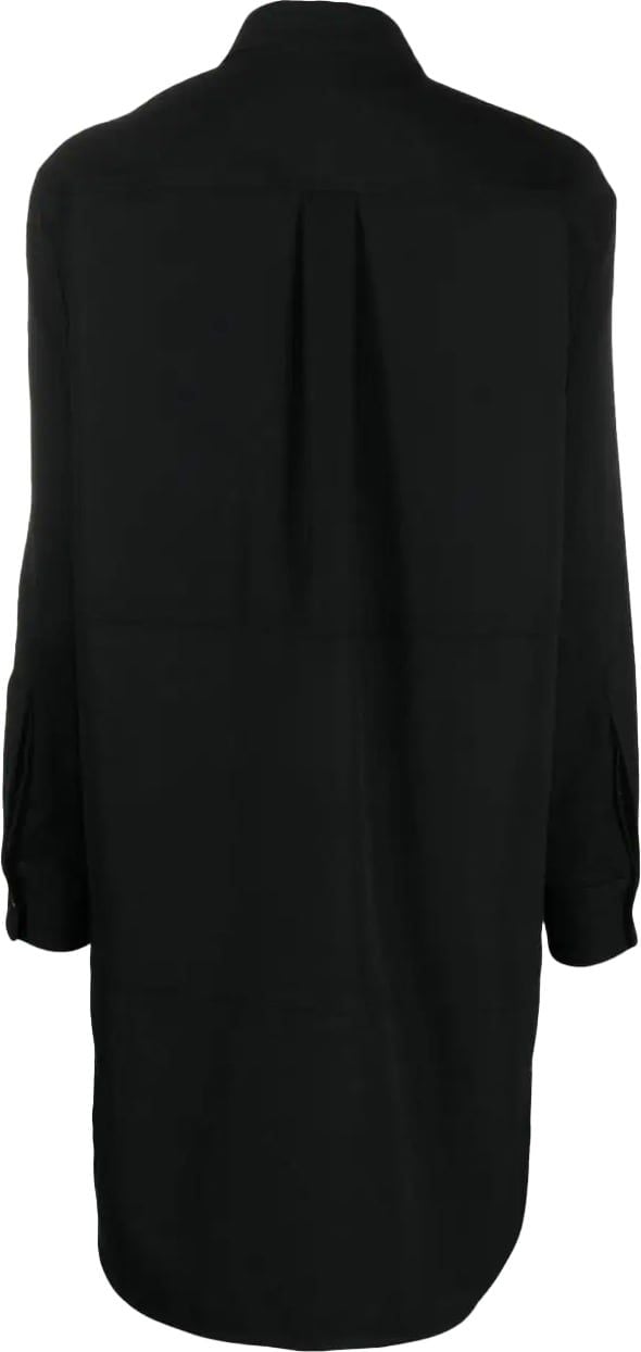 Alexander McQueen wool shirt minidress Zwart