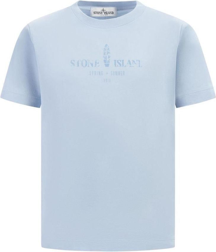 Stone Island Junior T Shirt Blauw
