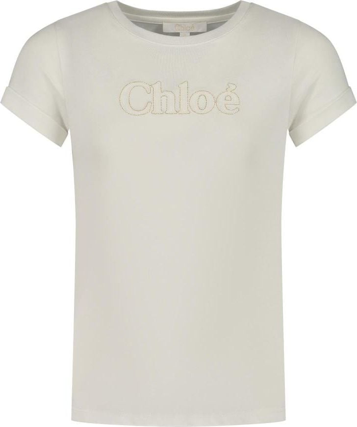 Chloé T-shirt Korte Mouwen Wit