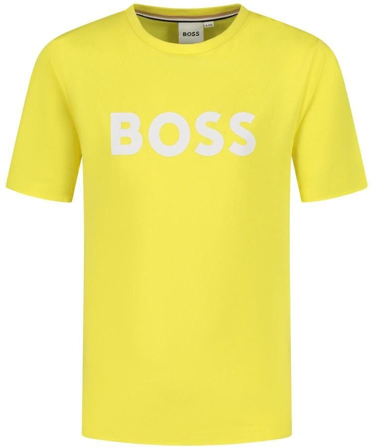 Hugo Boss T-shirt Korte Mouwen Geel