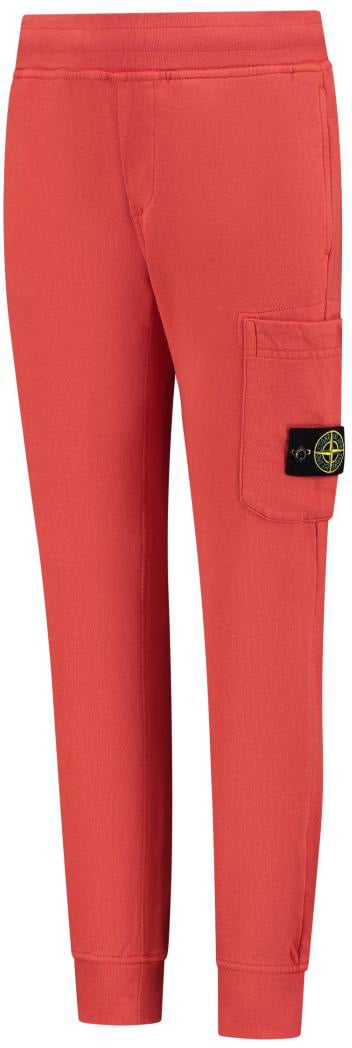 Stone Island Junior Fleece Pants Rood