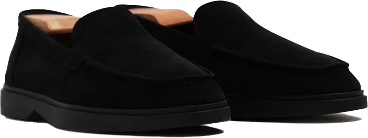 Mason Garments Amalfi Loafer Tonal Black Zwart