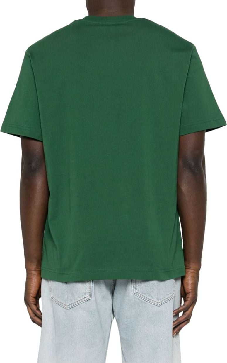 Lacoste t shirt a patch logo 8 Groen