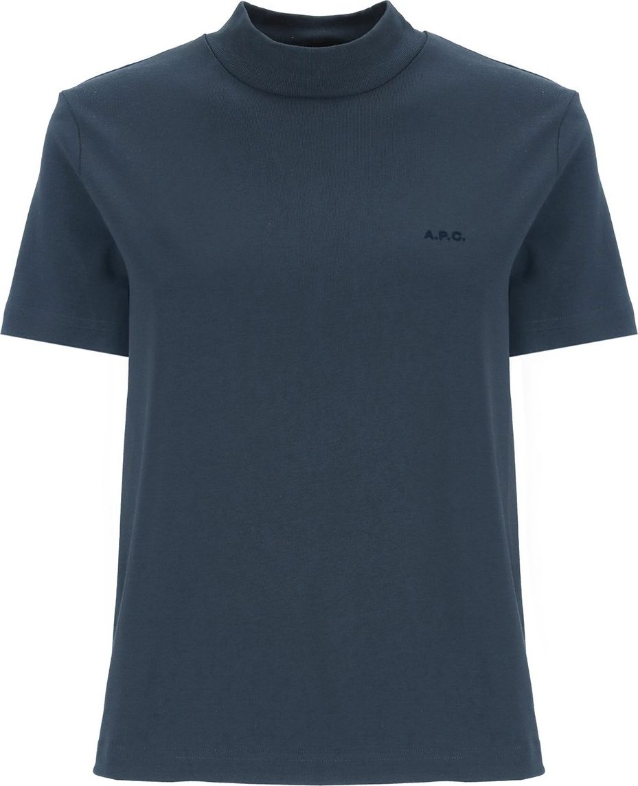 A.P.C. T-shirts And Polos Blue Blauw