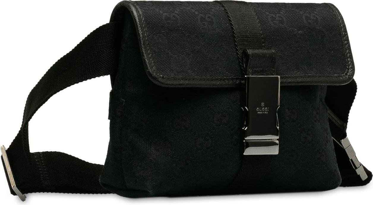 Gucci GG Canvas Belt Bag Zwart