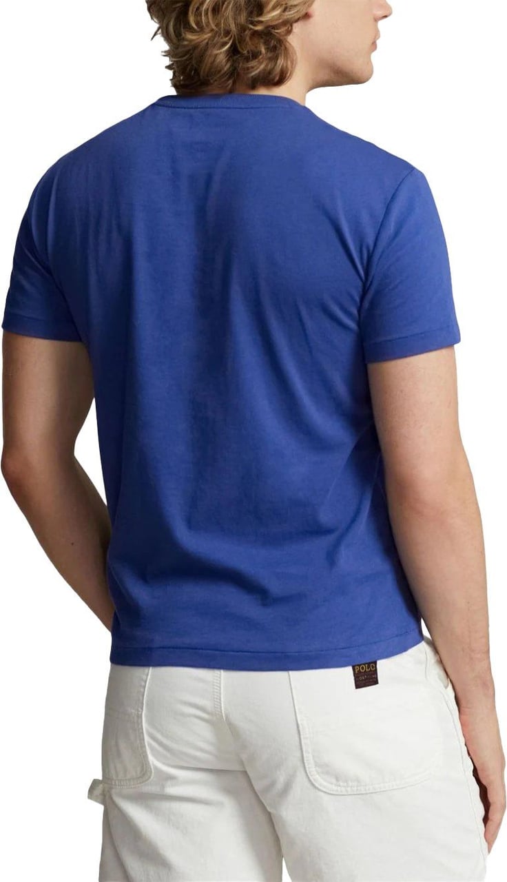 Ralph Lauren short sleeve t-shirt blue Blauw