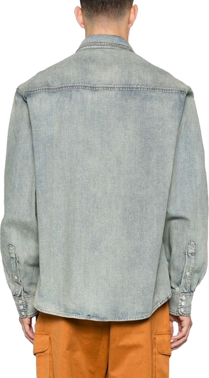 Kenzo Shirts Dirty Stone Grijs