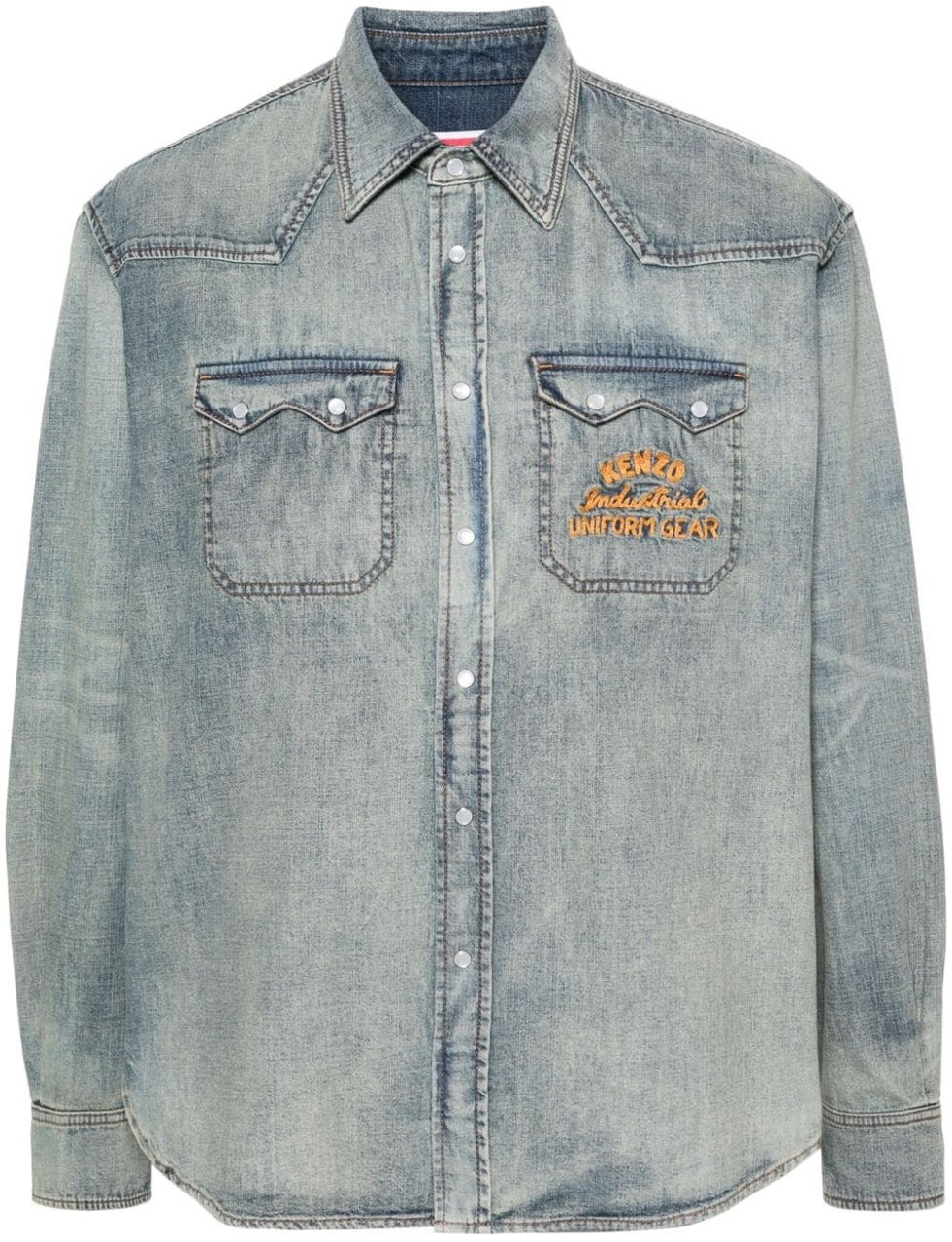 Kenzo Shirts Dirty Stone Grijs
