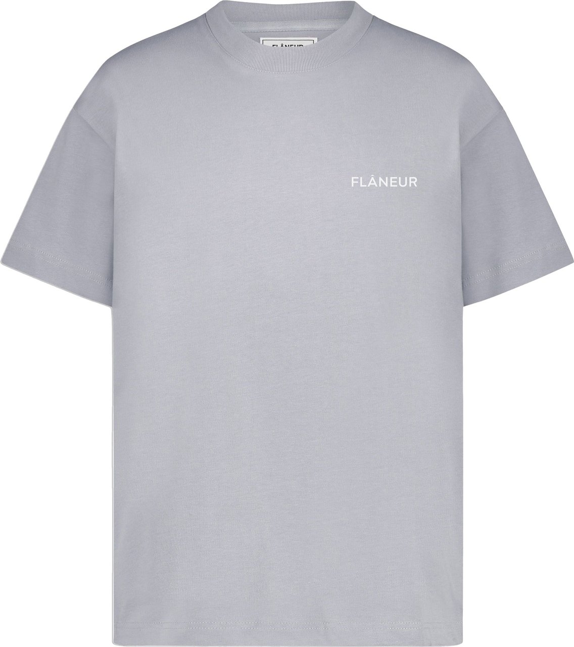 FLÂNEUR Essential T-Shirt Grey Grijs