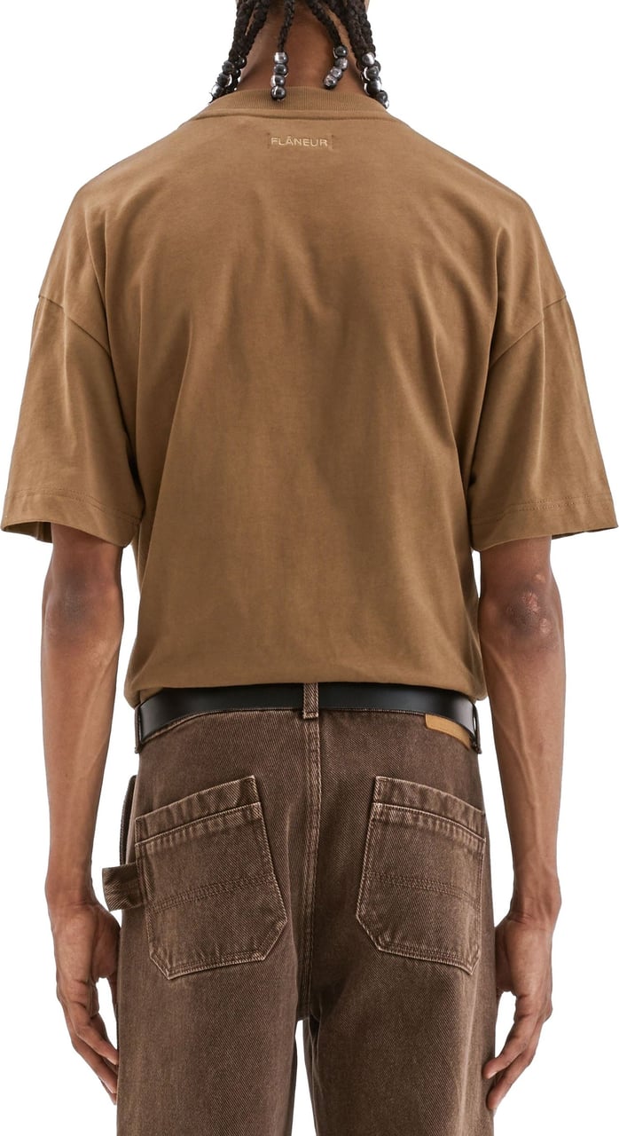 FLÂNEUR Essential T-Shirt Brown Bruin