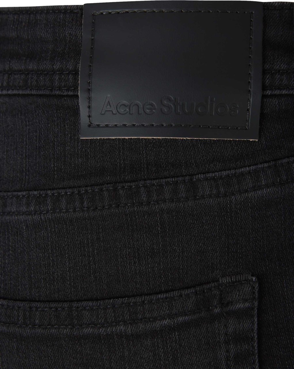 Acne Studios Climb Used Blk Jeans Grijs