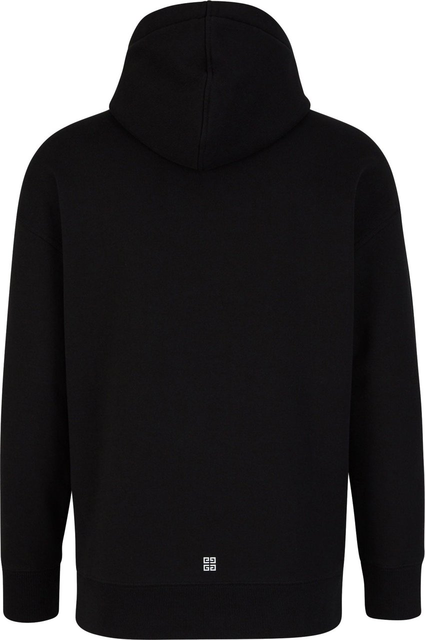 Givenchy Logo Hood Sweatshirt Zwart