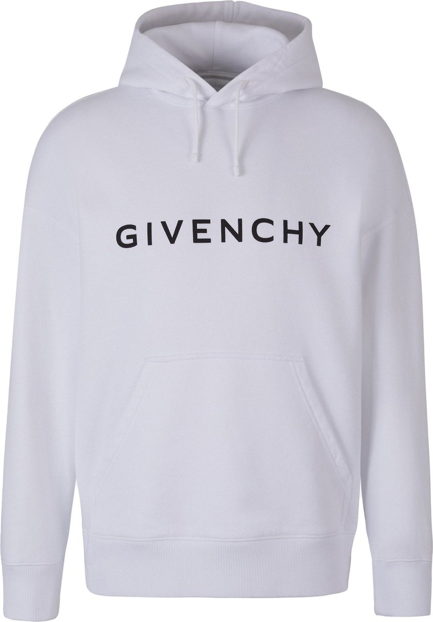 Givenchy Archetype Hooded Sweatshirt Wit