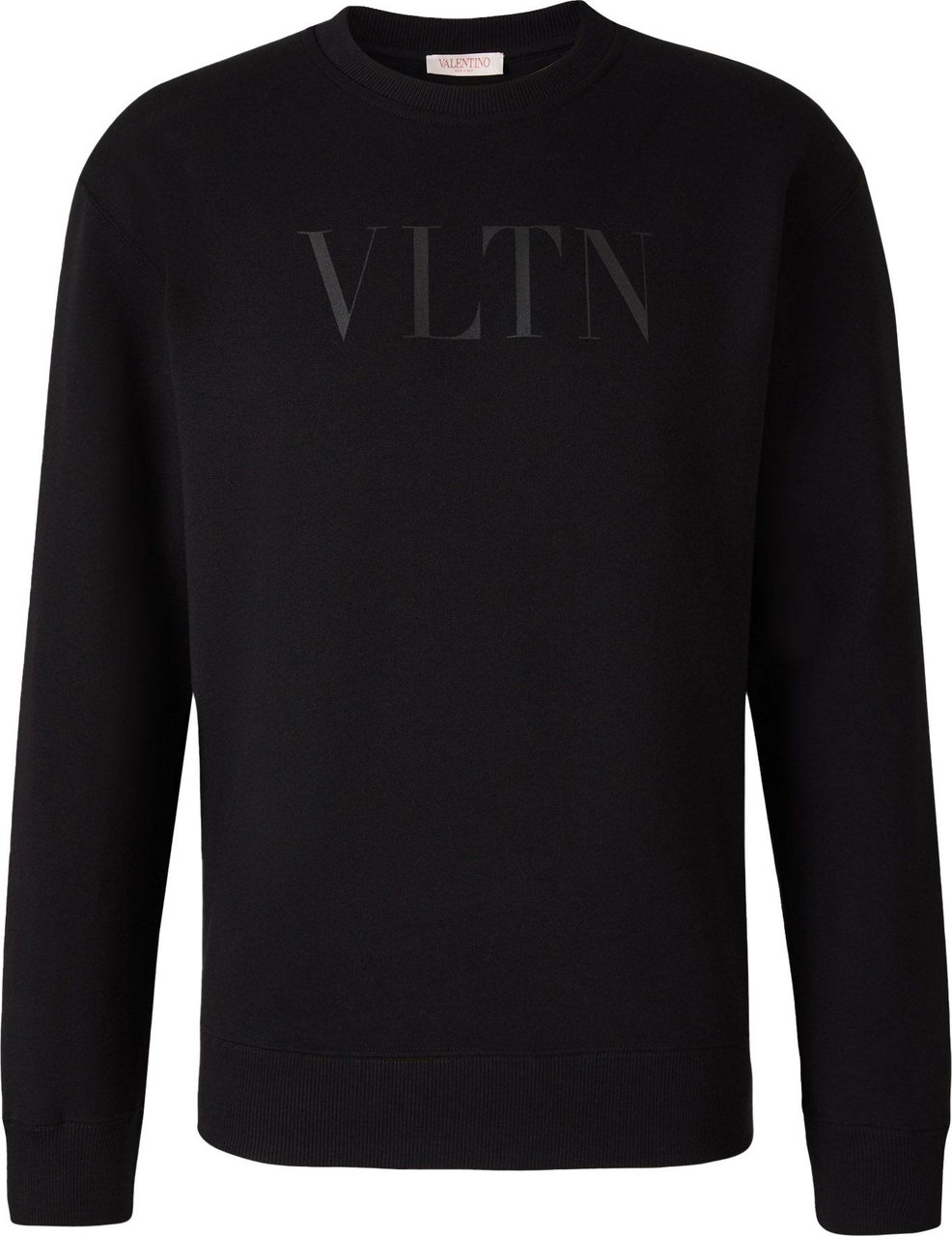 Valentino Logo Cotton Sweatshirt Zwart
