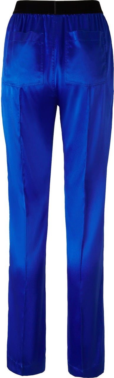 Tom Ford Silk Satin Pants Blauw