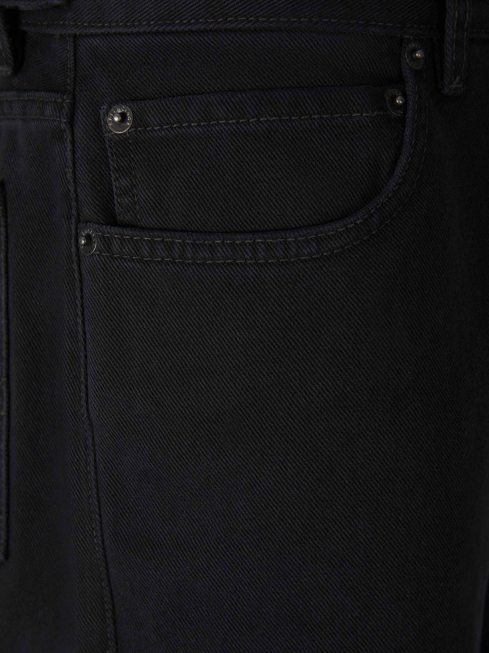 Balenciaga Cotton Twill Jeans Zwart