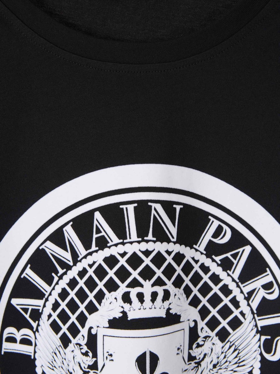 Balmain Embossed Logo T-Shirt Zwart