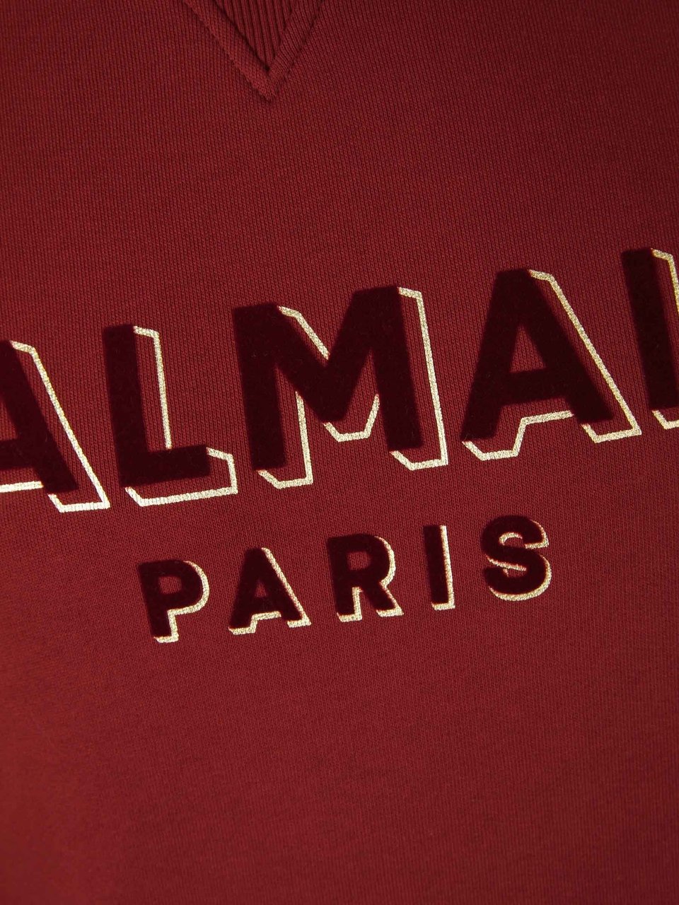 Balmain Embossed Logo Sweatshirt Rood