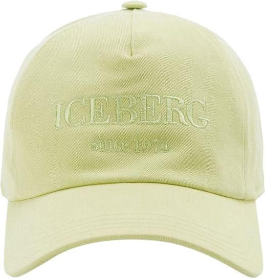 Iceberg Baseball hat with logo Geel
