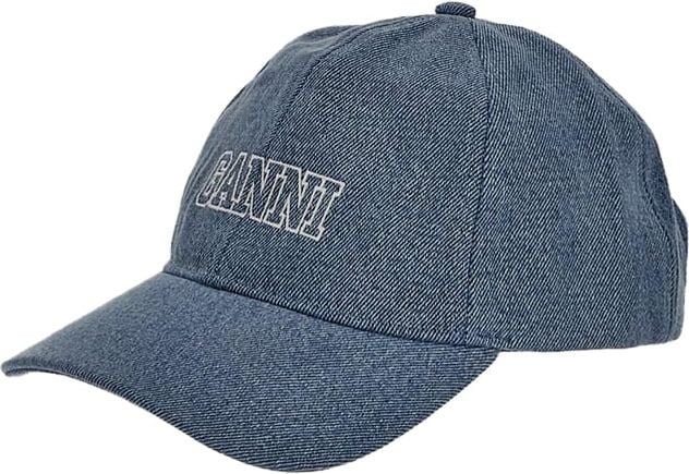 Ganni Hats Clear Blue Blauw