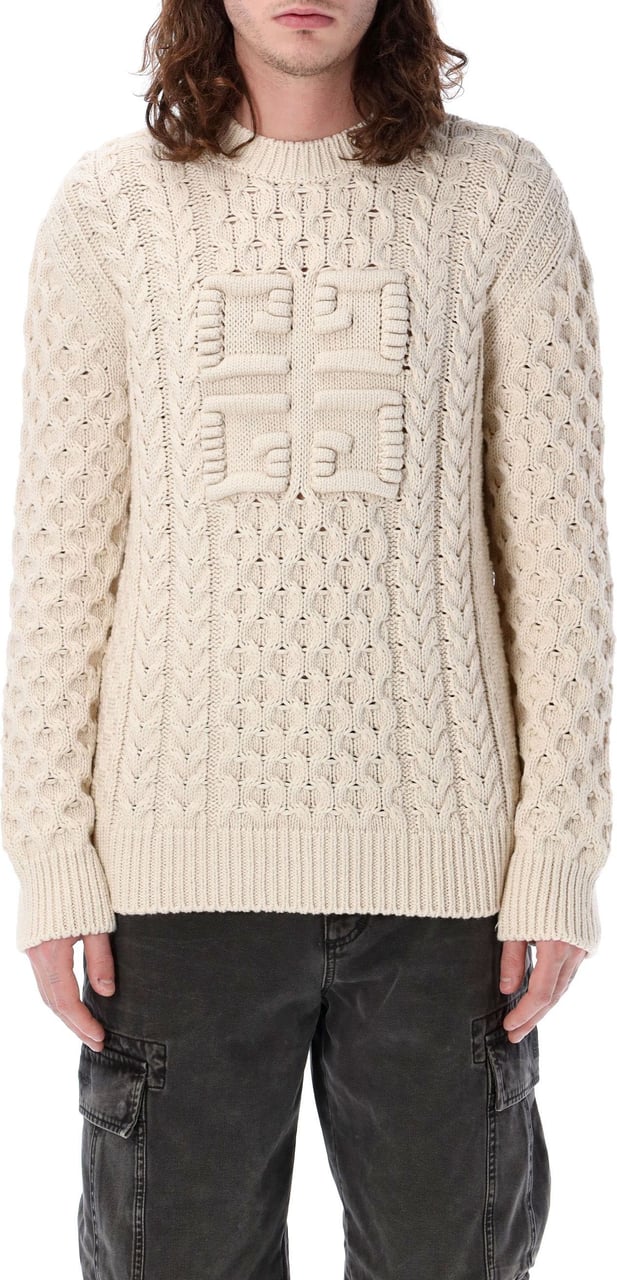Givenchy 4G CABLE KNIT Wit